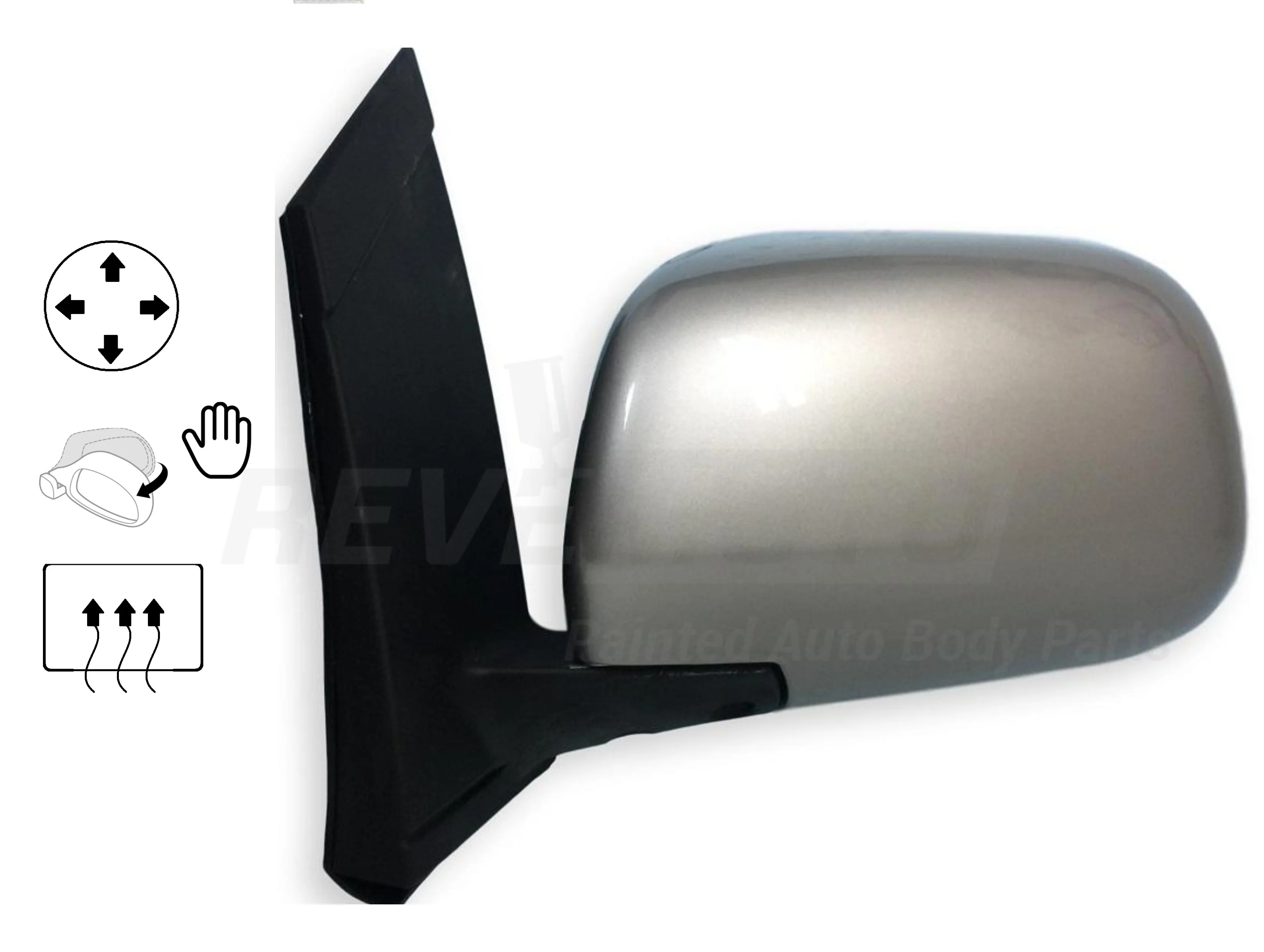 2004 Toyota Sienna : Side View Mirror Painted - Image 11