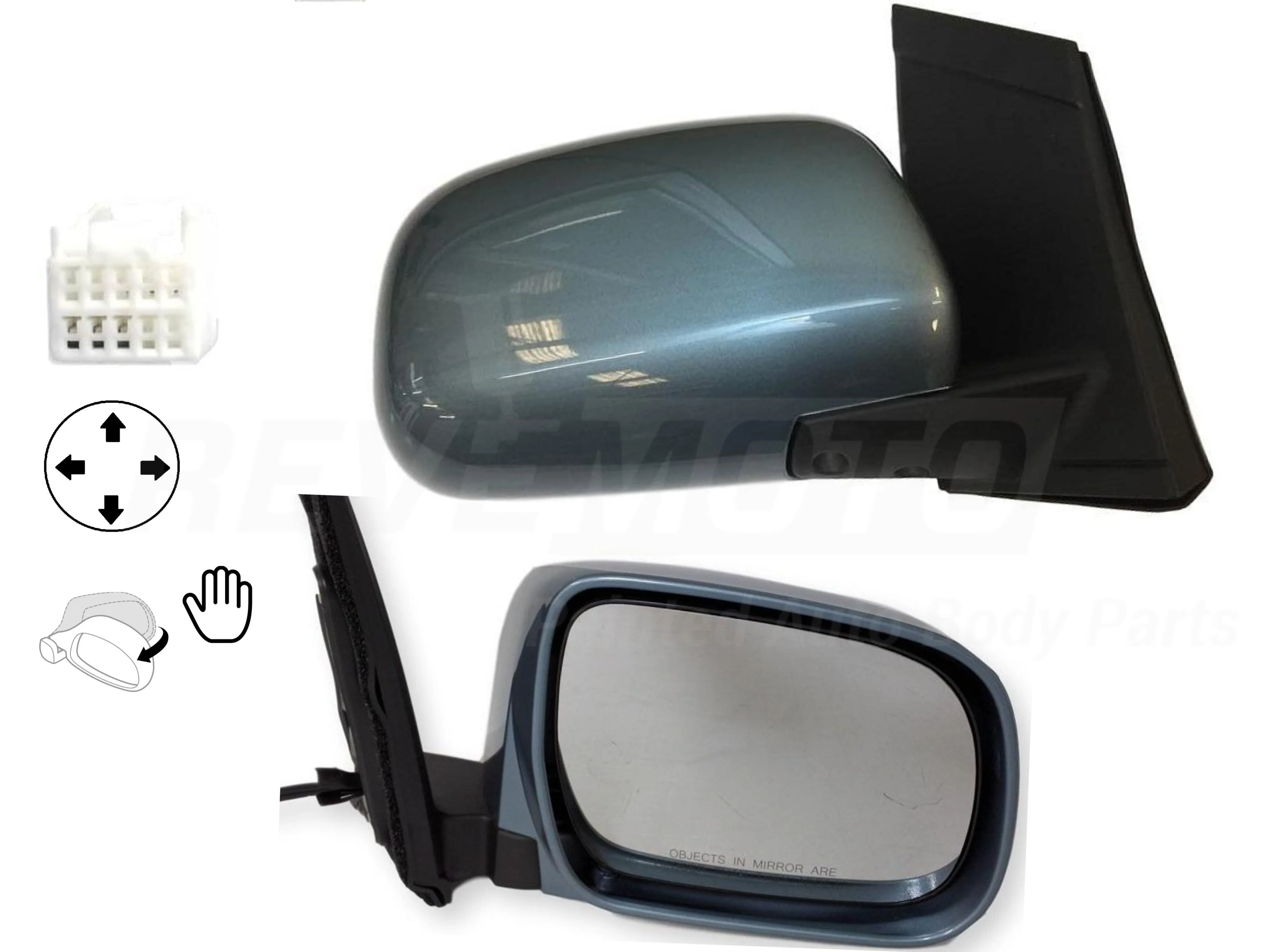 2004 Toyota Sienna : Side View Mirror Painted - Image 16