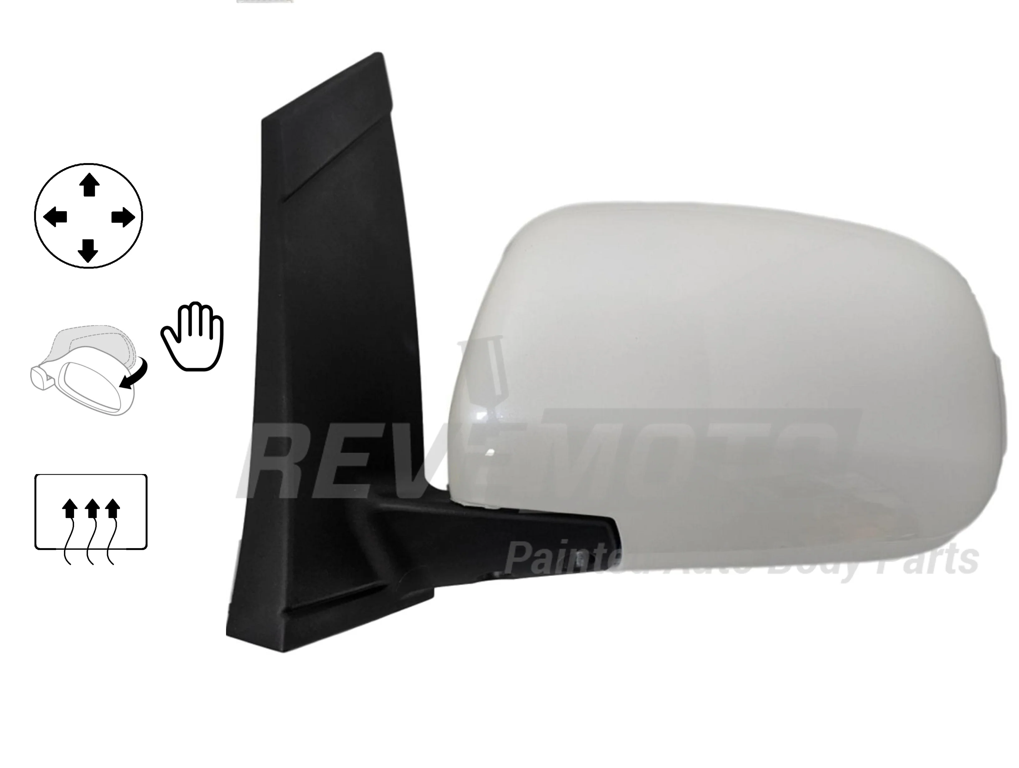 2004 Toyota Sienna : Side View Mirror Painted - Image 7