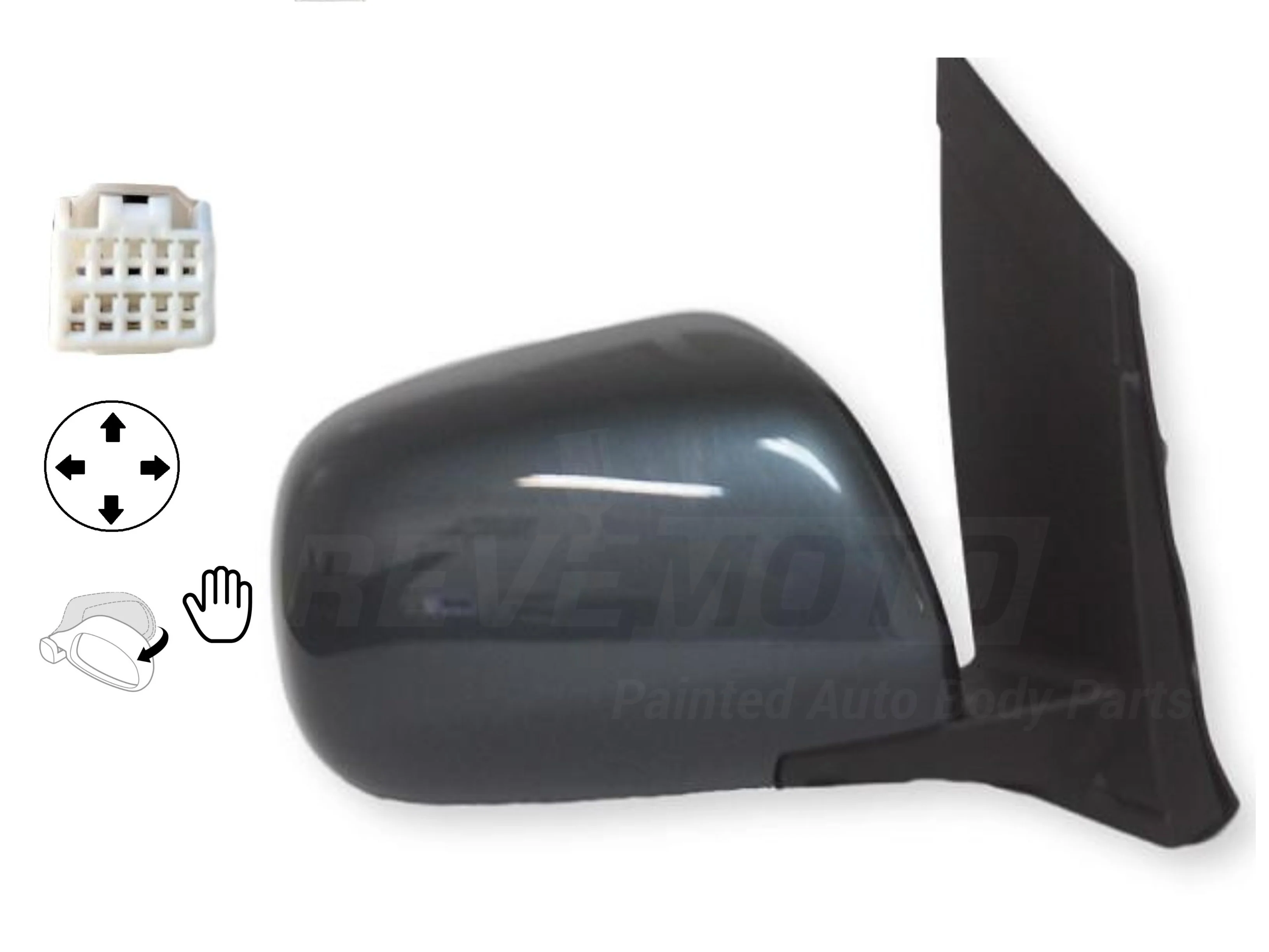 2007 Toyota Sienna : Side View Mirror Painted - Image 19