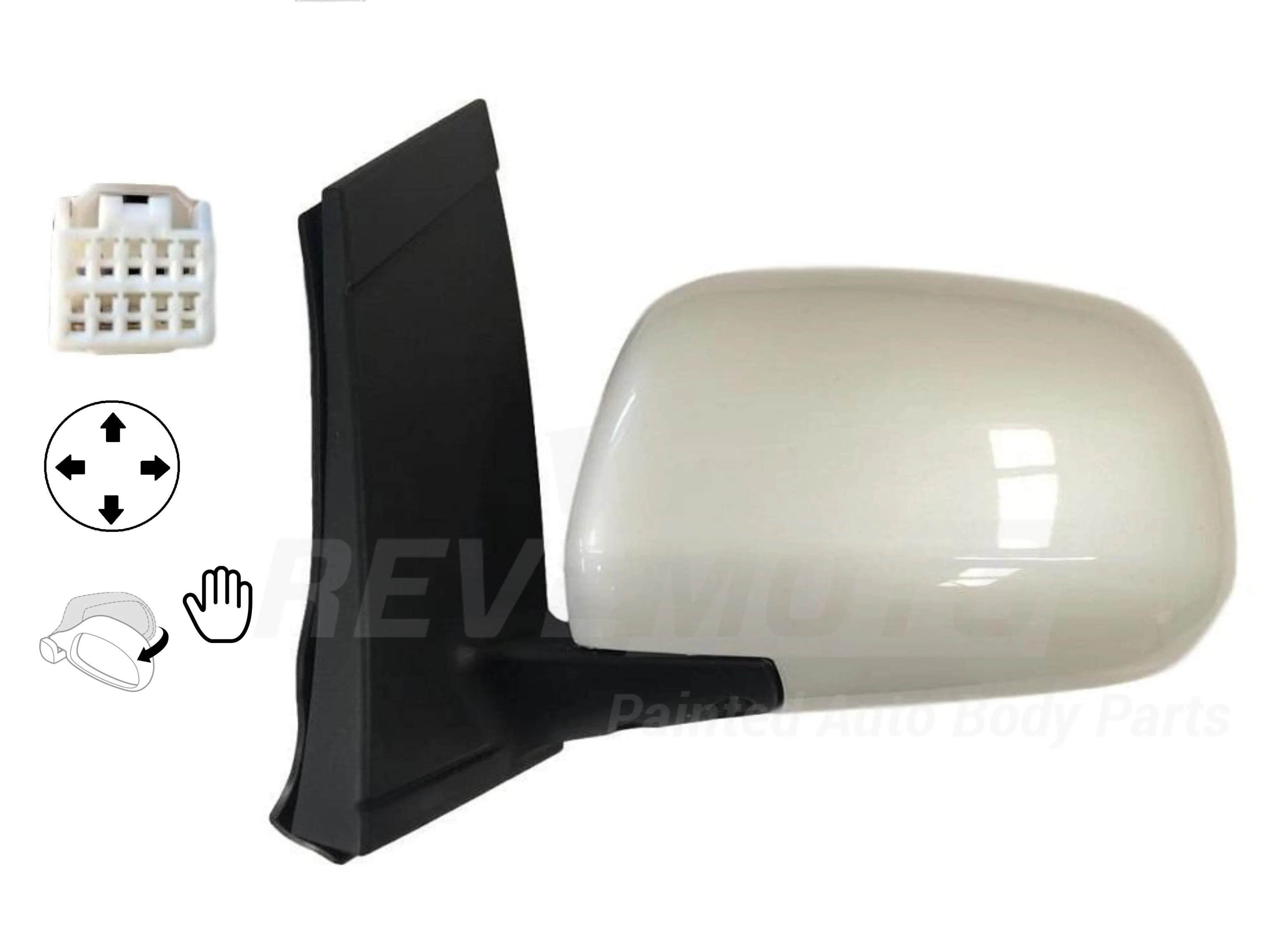 2007 Toyota Sienna : Side View Mirror Painted - Image 3