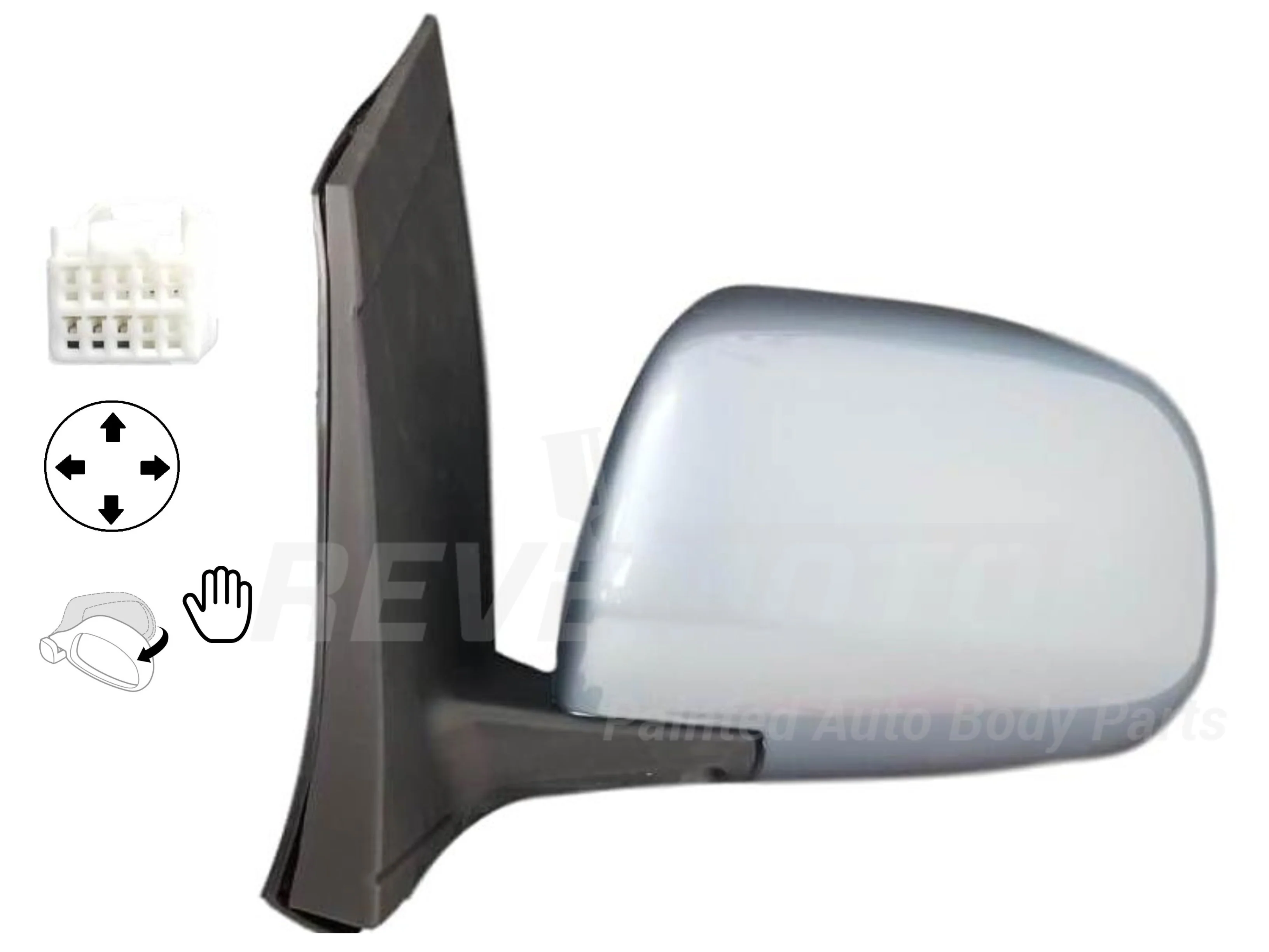 2007 Toyota Sienna : Side View Mirror Painted - Image 4