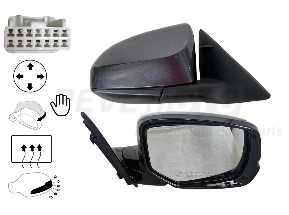 2014 Honda Accord : Side View Mirror Painted (Sedan) - Image 5