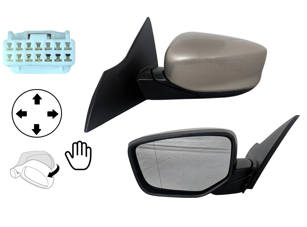 2015 Honda Accord : Side View Mirror Painted (Sedan) - Image 5