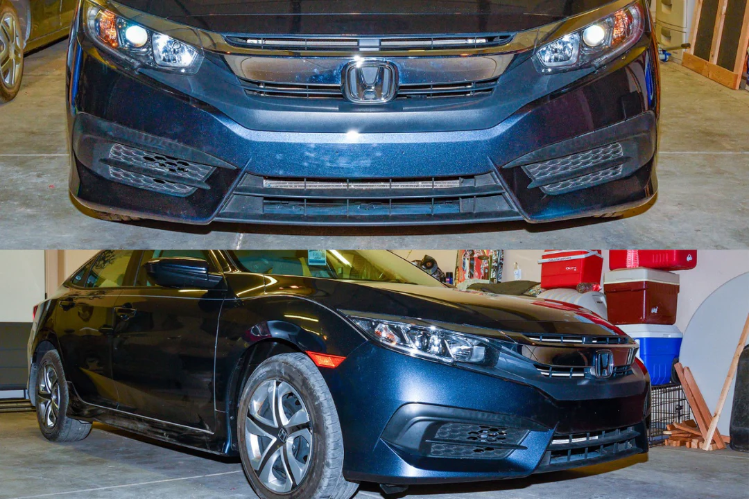 2016-2018 Honda Civic : Front Bumper Painted (Coupe/Sedan) - Image 5